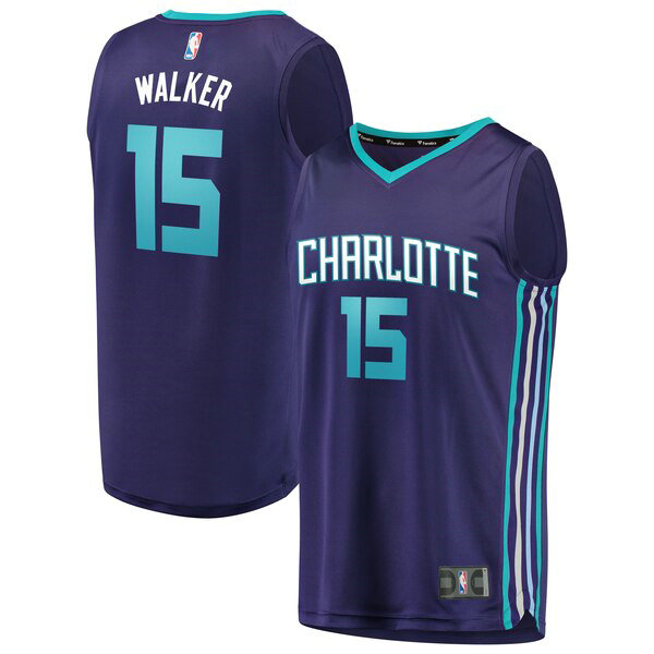 Maillot Charlotte Hornets Homme Kidd-Gilchrist 15 2019 Pourpre